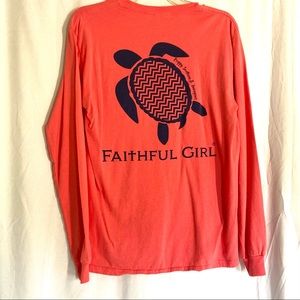 Simple Southern Turtle Long T-Shirt